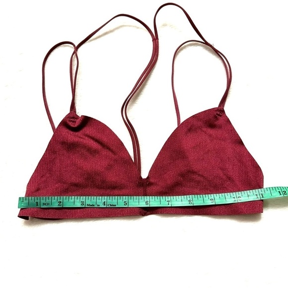 Out From Under Urban Outfitters Burgundy Red Bralette NWOT - Picture 4 of 5